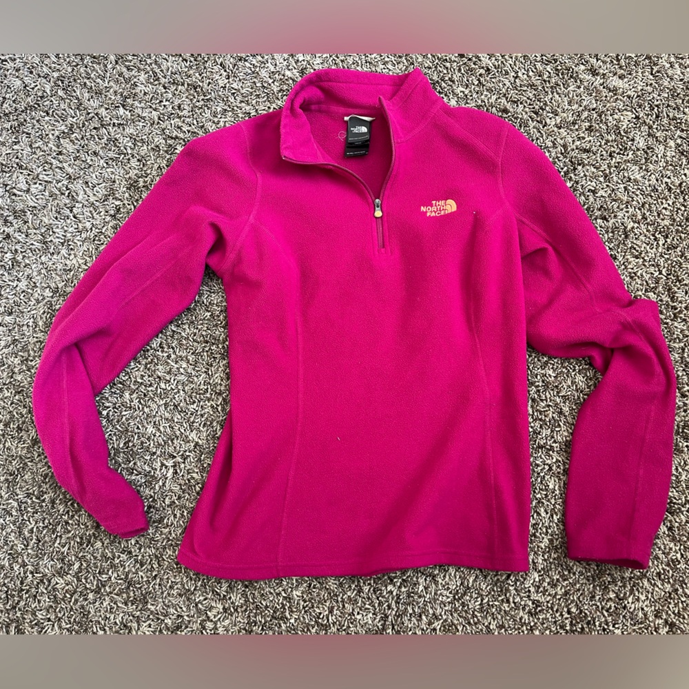 The North Face 1/4 zip polar fleece XS jacket
